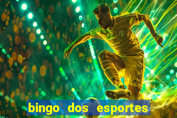 bingo dos esportes para imprimir